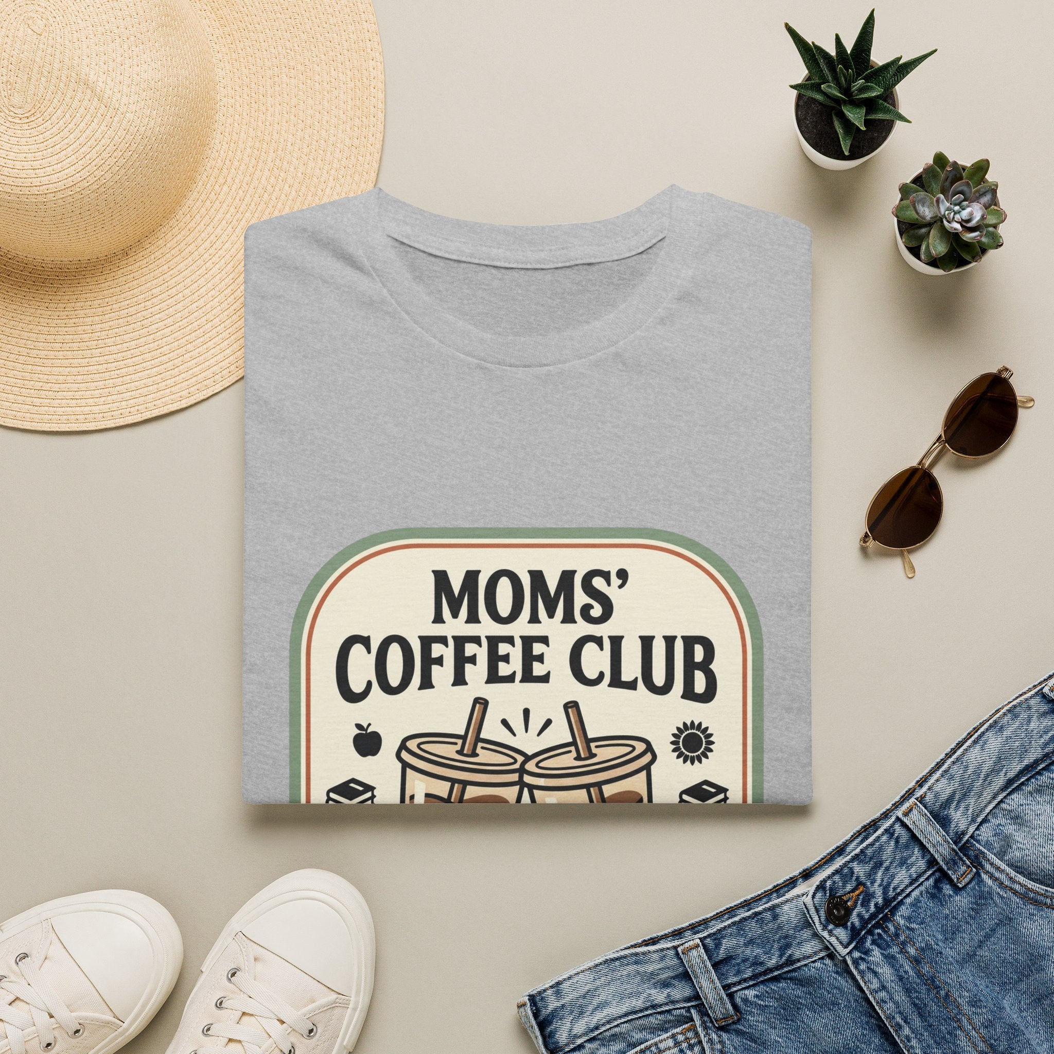 Moms' Coffee Club T-Shirt — "Back in Session" Retro Coffee Graphic