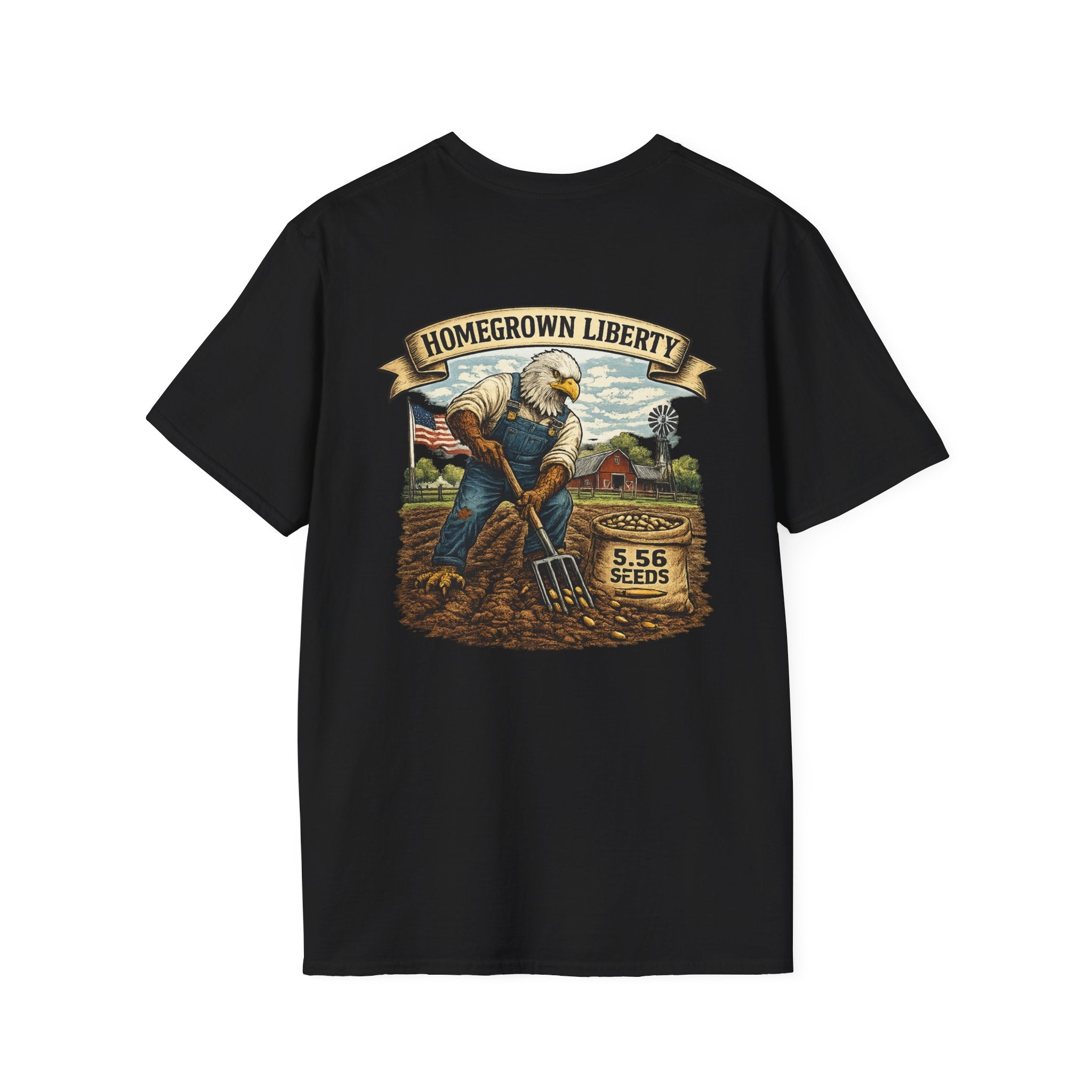 T-Shirt — Homegrown Liberty Farm Graphic Tee