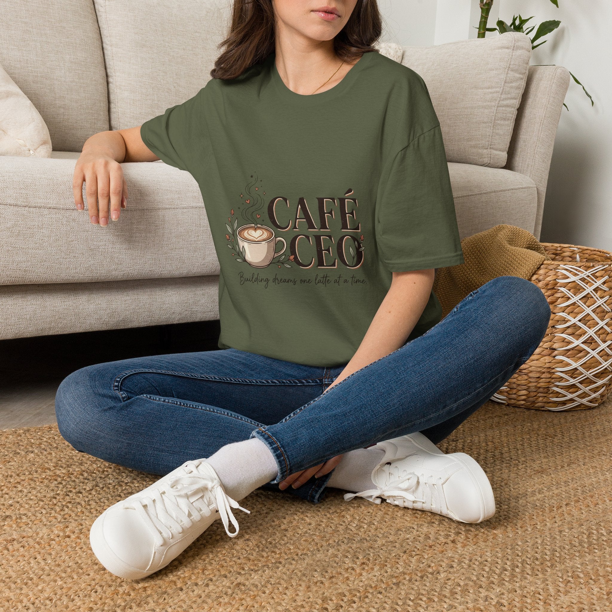 Café CEO T-Shirt — Coffee Lover Entrepreneur Tee