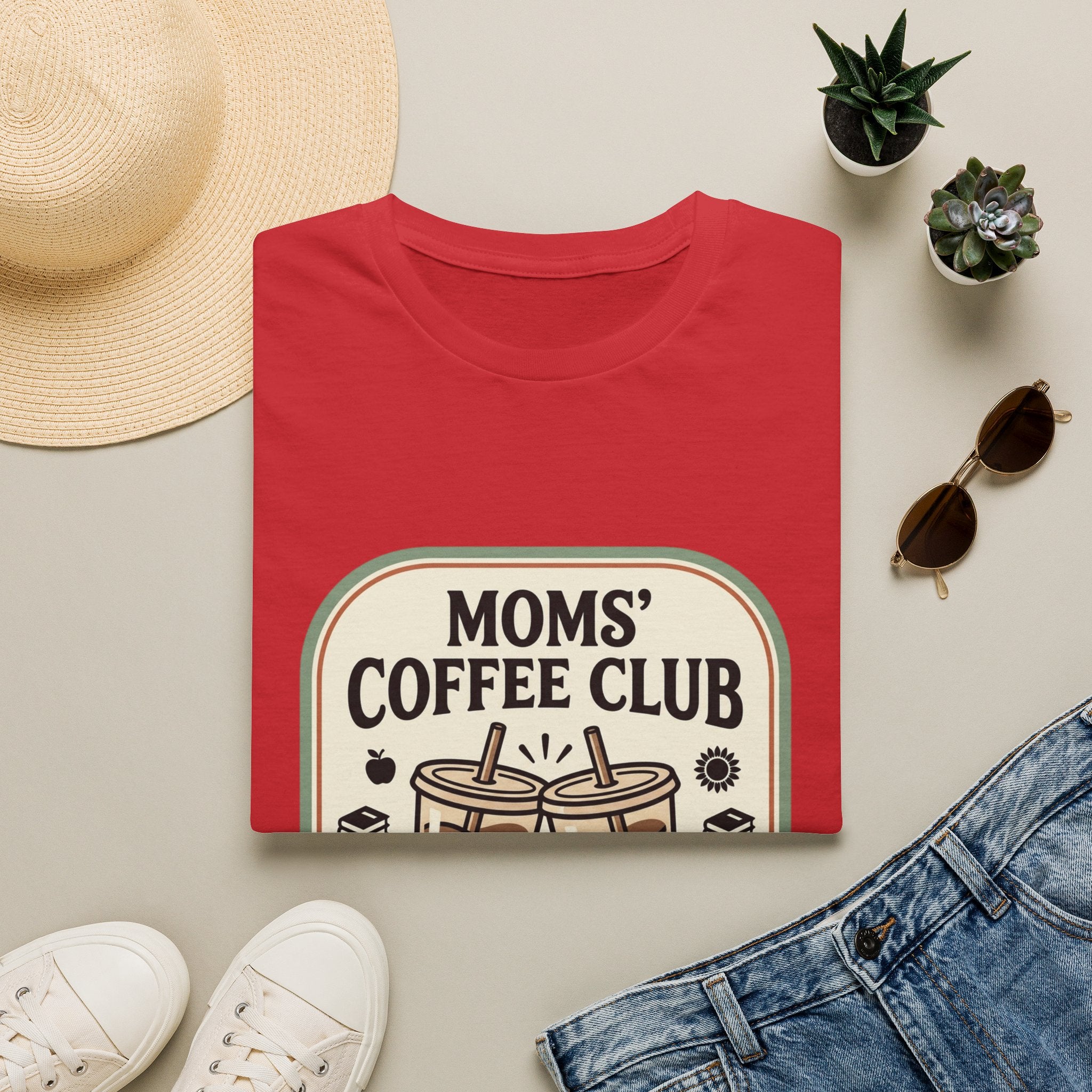 Moms' Coffee Club T-Shirt — "Back in Session" Retro Coffee Graphic
