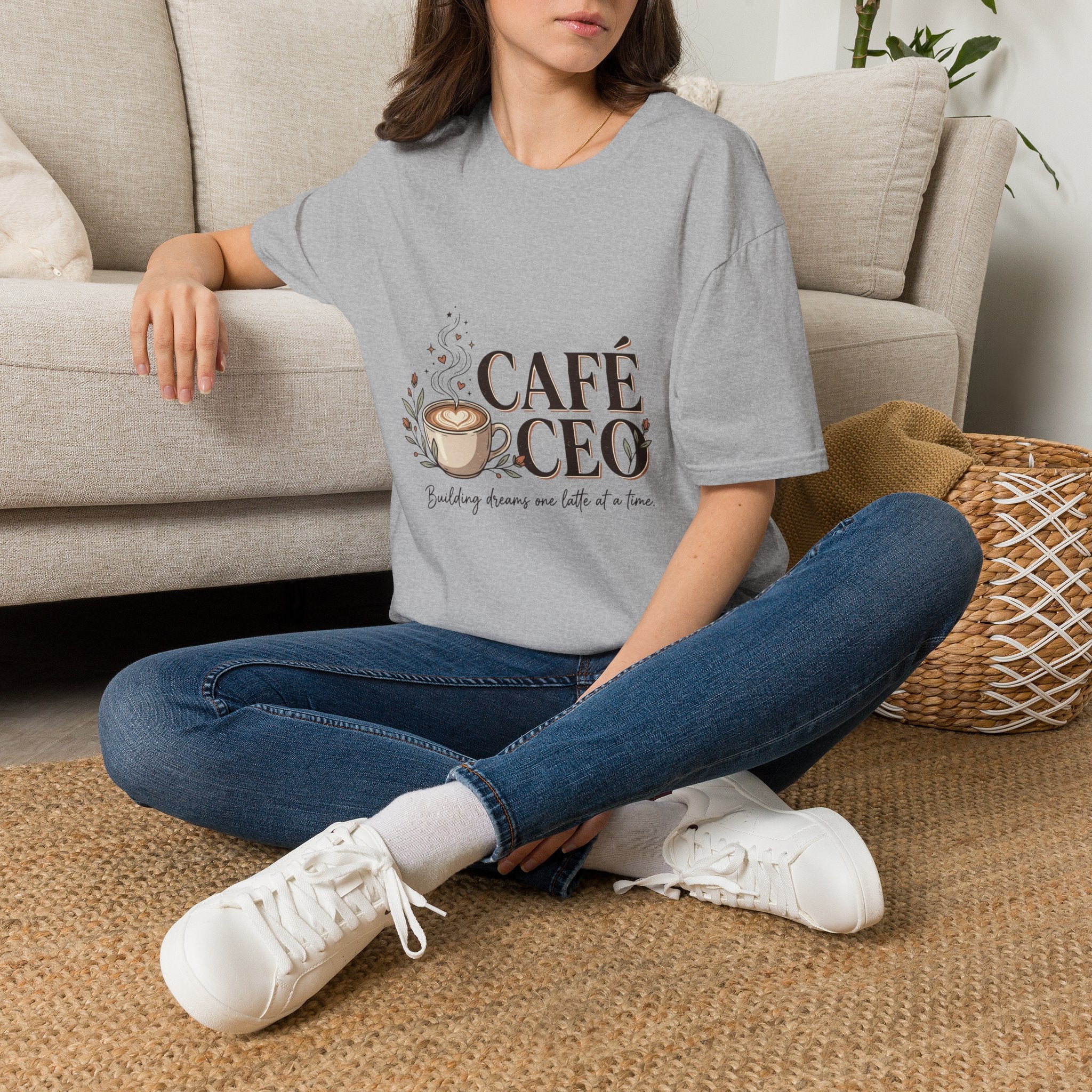 Café CEO T-Shirt — Coffee Lover Entrepreneur Tee