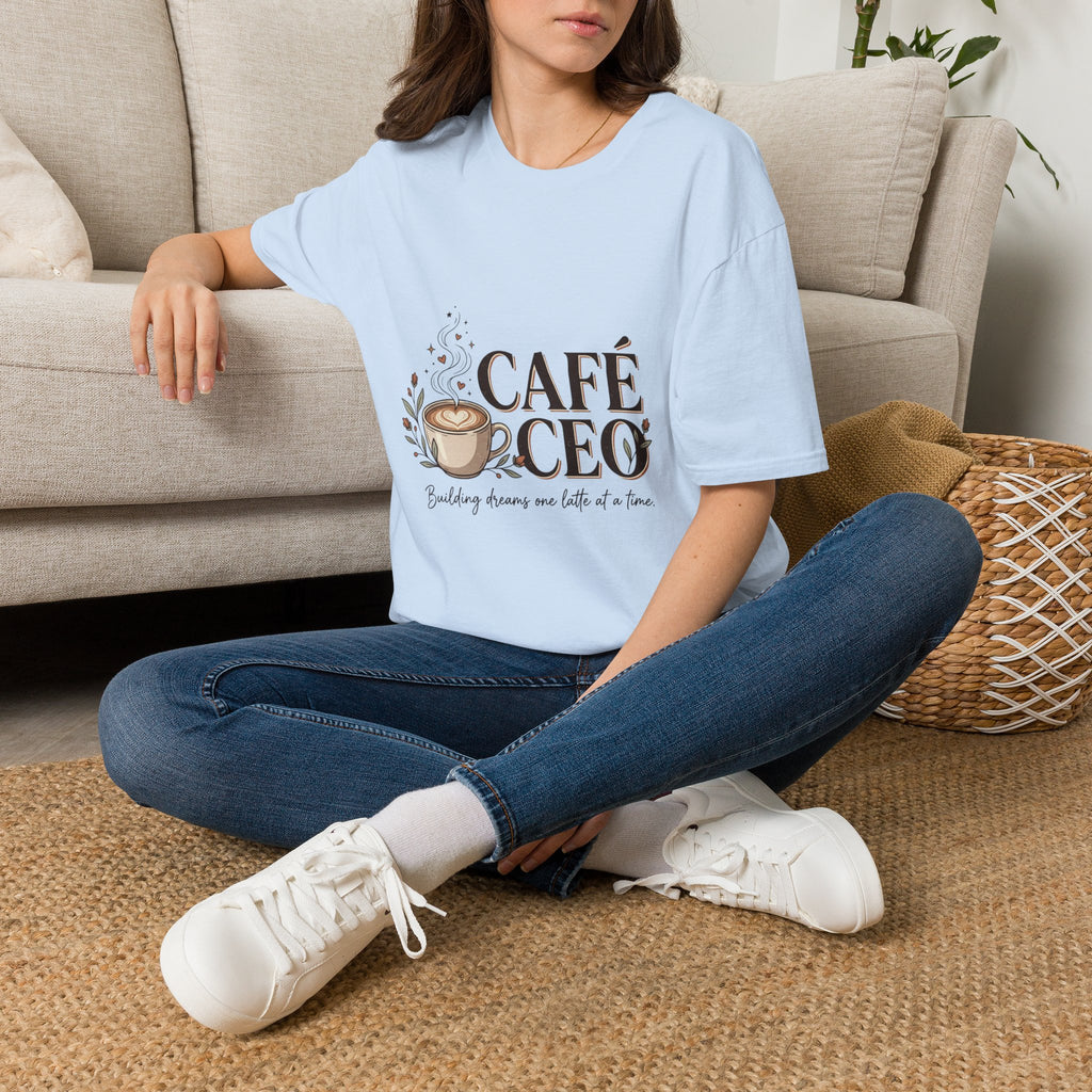 Café CEO T-Shirt — Coffee Lover Entrepreneur Tee